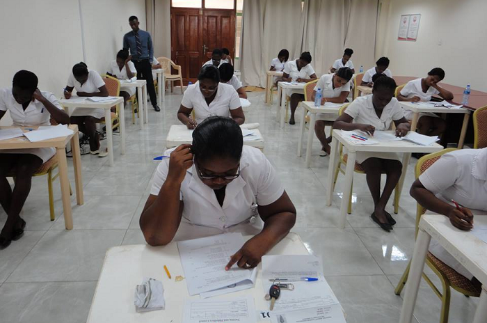 Private nursing students undertake licensure exams  